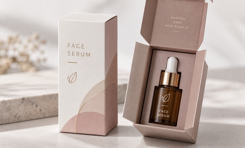 Kartoniki na serum, ampułki i produkty z pipetą
